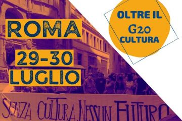 G20 cultura lavoratori associazioni manifestazione colosseo