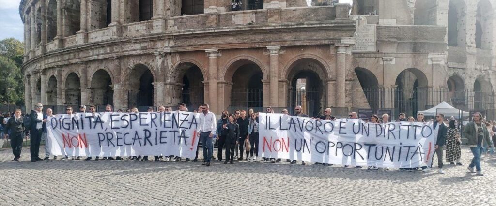Manifestazione al Colosseo novembre 2022