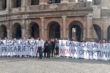 Manifestazione al Colosseo novembre 2022